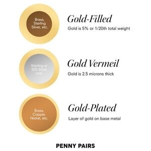 Penny Pairs Gold Jewelry Guide - Nothing For Sale